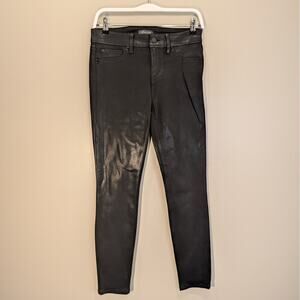 Level99 Liza Coated Skinny Jeans Black Pants - Size 29